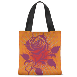 Tas Tote Fullprint ROSE TRIBAL