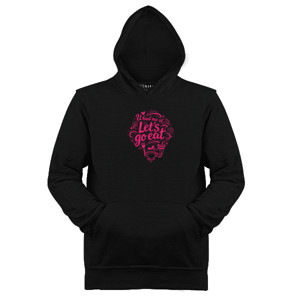 Jaket Hoodie Valentine Love Food Typography
