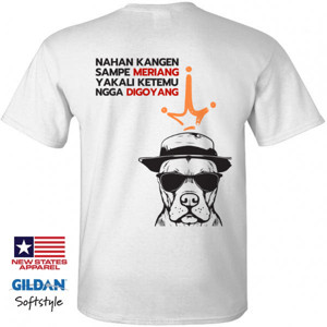 Kaos Nahan Kangen Sampai Meriang