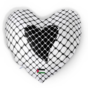 Bantal Hati Keffiyeh Palestina RG0035