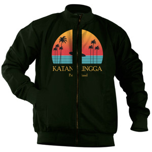 Jaket Bomber katang lingga