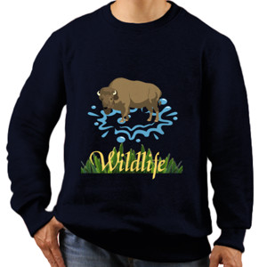 Jaket Sweater Kaos Bison Wildlife Nature Hewan Eksotis Dilindung