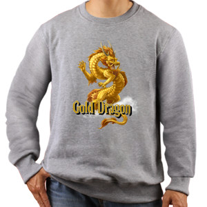 Jaket Sweater Gold Dragon