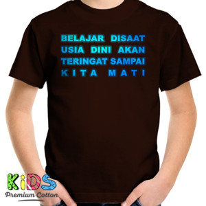 Kaos belajar disat usia dini