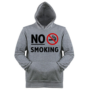 Jaket Hoodie No Smoking