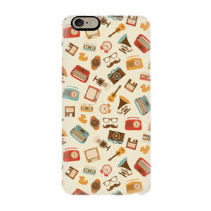 Vintage objects pattern design Casing HP