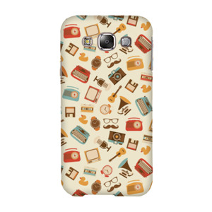 Vintage objects pattern design Casing HP