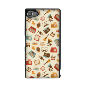 Vintage objects pattern design Casing HP