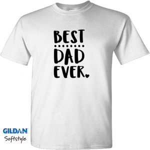 Kaos Kaos Best Dad bahan Gildan