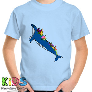 Kaos Cute Humpback Whale 2 