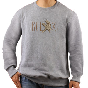 Jaket Sweater Relaxing Cat