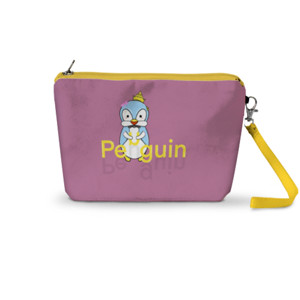 Pouch Trapesium Penguin kreatif