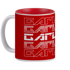 Mug Mug 5 Garuda White Red