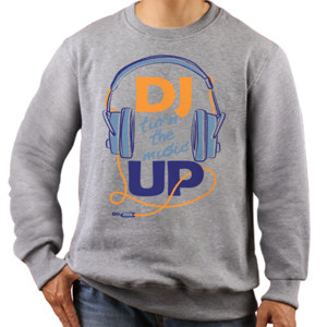 Jaket Sweater Dj - Turn the Music Up