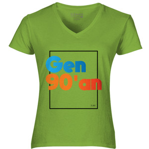 Kaos Kaos Pria Gen 90 Two Tone by Co_mbro