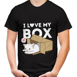 Kaos Cat In The Box Redmango T-Shirt