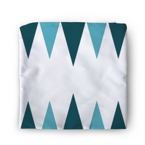 Sarung Bantal Segitiga geometris