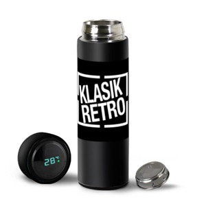 Tumbler Tumbler dengan Display Suhu - Katro -black