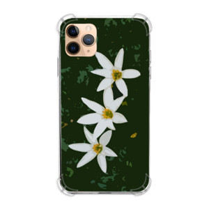 Casing HP tiga bunga putih