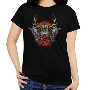Kaos Kaos Samurai Helmet - Premium Desain
