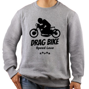 Jaket Sweater Drag Bike Speed Love