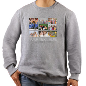 Jaket Sweater Photo Collage Tee - 3 x 3
