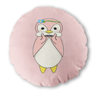 Bantal Bulat Cute penguin