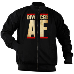 Jaket Bomber Divorced AF Funny Divorce Party