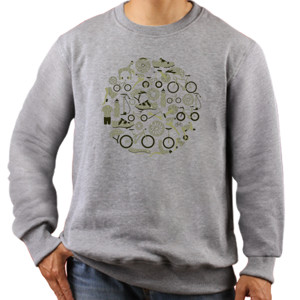 Jaket Sweater Bike Essentials for Men