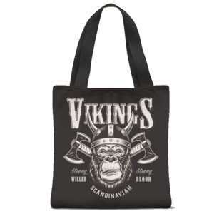 Tas Tote Fullprint Distro "Vikings Gorila"