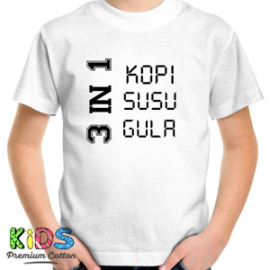 Kaos KOPI SUSU GULA