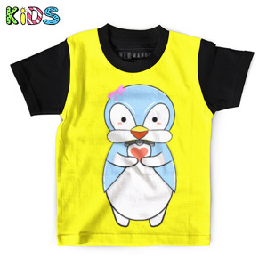 Kaos Anak Full-Print Sweet penguin