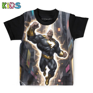Kaos Anak Full-Print kid black adam
