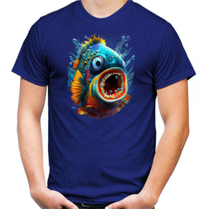 Kaos funny blowfish