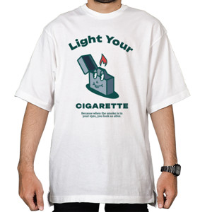 Kaos Oversize Joy Vibes Lighter