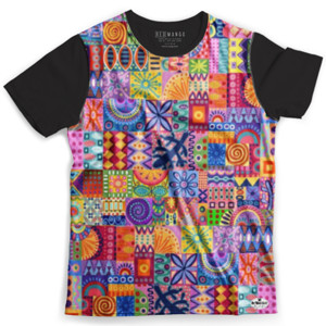 Kaos Fullprint O Neck Full Print Tribal Etnik