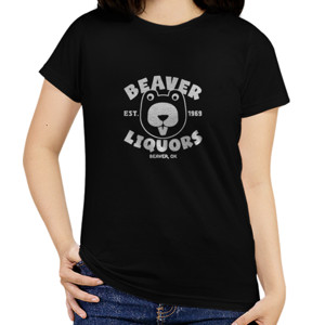 Kaos Beaver Liquors T Shirt