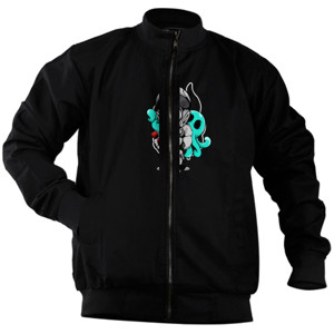 Jaket Bomber Octopus Helmet - Gildan Soft Style