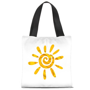Tas Tote Fullprint Tas Tote Abstract Summer Sun