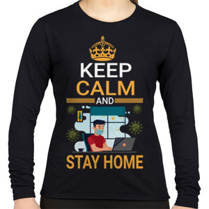Kaos keep calm and stay home hn73
