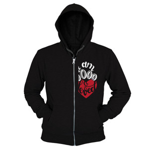 Hoodie Zipper Im sooo Loved nu11