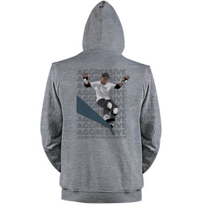 Jaket Hoodie Aggressive Inline Skater Back
