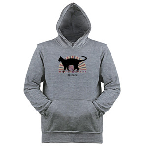 Jaket Hoodie LINGLING - Mysterious Cat (Kaos Pria & Wanita)