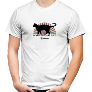 Kaos LINGLING - Mysterious Cat (Kaos Pria & Wanita)