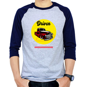 Kaos Raglan Kaos Tema Mobil Tua