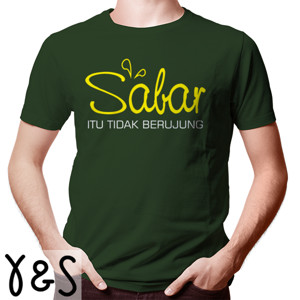 Kaos Sabar itu tidak berujung