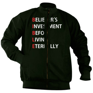 Jaket Bomber BIBLE