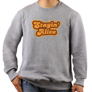 Jaket Sweater Stayin Alive
