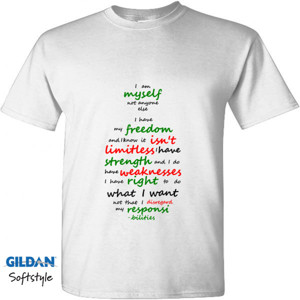 Kaos Myself free and responsible full color