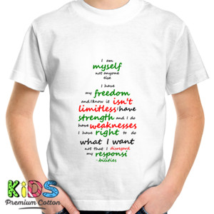 Kaos Myself free and responsible full color